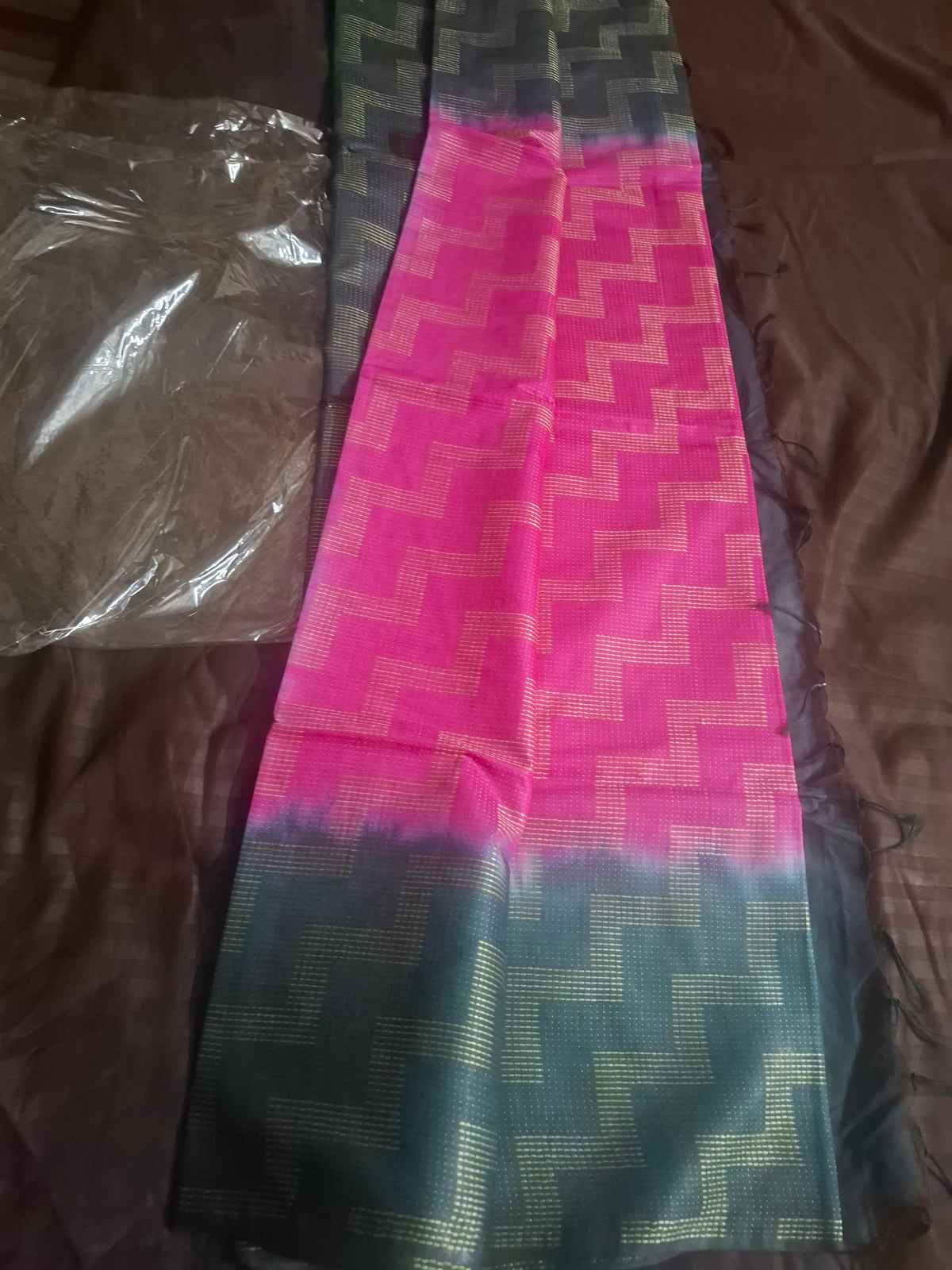 Bhagalpur Silk Linen Saree